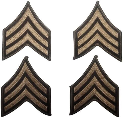 زوجان (4 شيفرون) من شيفرون الجيش (E-5) شيفرون من القماش AGSU - ذكر! in Kuwait