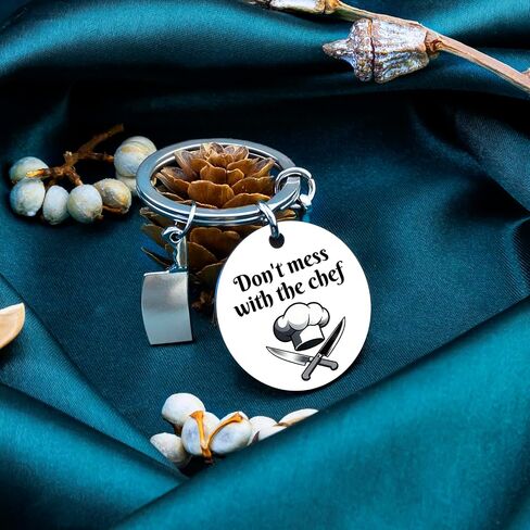 Chef Gifts For Men Women Cooking Gifts For Men Women Cooks Funny Keychain Gift For Bakers Culinary Gift For Chefs Restaurant Workers Culinary Students Don'T Mess With The Chef in Kuwait
