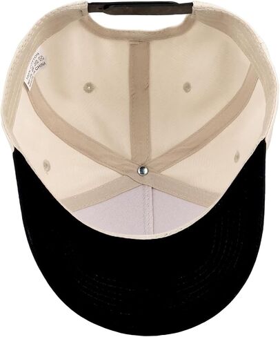 Embroidered Animal Design Two Tone Trucker Baseball Cap, Adjustable Cotton Hat for Men Women Casual Outdoor Gift in Kuwait