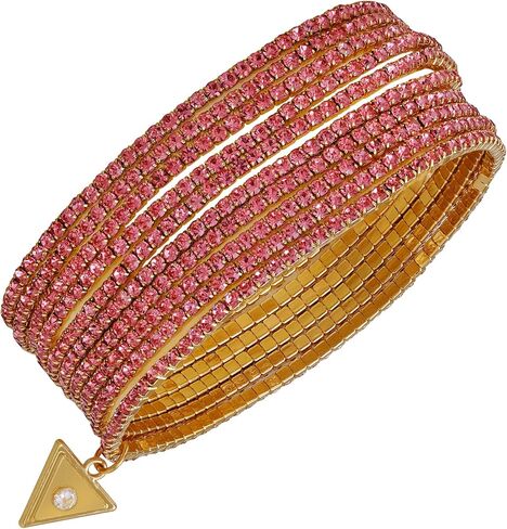 GUESS Pink Stretch Bracelet Set in Kuwait