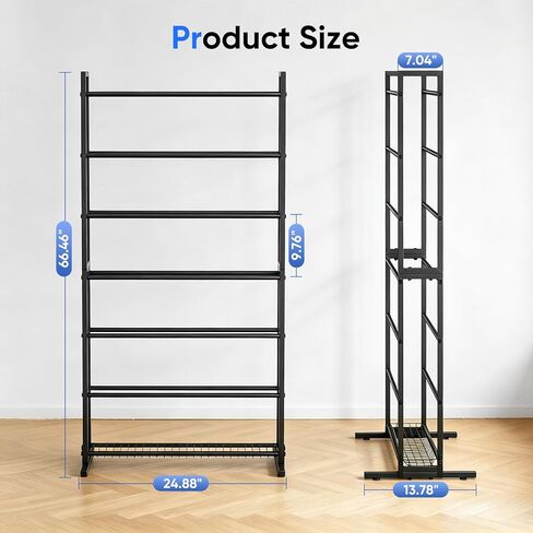 3D Printer Filament Storage Rack, Heavy Duty Spool Holders with Removable Storage Basket for 3D Printing Filaments, 7 Tier Large Metal Shelf Organizer for 3D Printing Business Studio Office Workshop in Kuwait