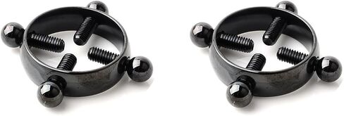 2Pcs Round Body Clamps for Women Stainless Steel Non-Piercing Rings Clip Body Jewelry in Saudi Arabia