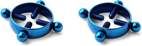 2Pcs Round Body Clamps for Women Stainless Steel Non-Piercing Rings Clip Body Jewelry in Saudi Arabia