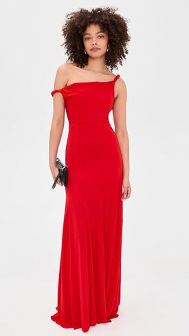alice + olivia Women's Noelia Twist Strap Maxi Dress in Saudi Arabia