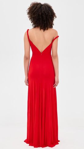alice + olivia Women's Noelia Twist Strap Maxi Dress in Saudi Arabia