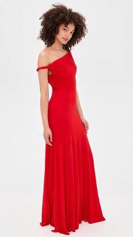 alice + olivia Women's Noelia Twist Strap Maxi Dress in Saudi Arabia
