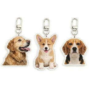 Custom Dog Cat Keychains, Acrylic Pet Keychains with Photo in Saudi Arabia