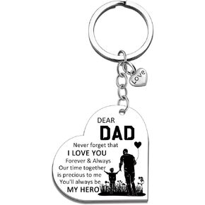 Father Day Gifts Dad Gifts from Daughter Son Best Dad Ever Gift Cool Daddy Keychain for Father from Kids Fathers Day Birthday Gifts Ideas for Fathers in Saudi Arabia