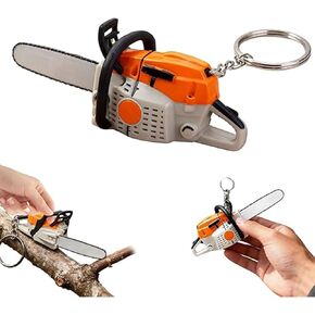 Mini Chainsaw Keychain, Portable Chainsaw Key Ring, Perfect for Arborists, Woodworking Fans, and Collectors in Saudi Arabia