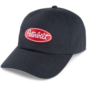 قبعة كرة سوداء من PETERBILT Trucks مع شعار، مقاس قابل للتعديل in Kuwait
