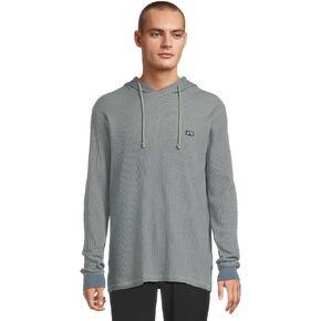 Billabong Men's Keystone Pullover Lightweight Waffle Knit Hoodie in Kuwait