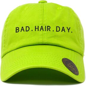 "Bad Hair Day Embroidered Classic Polo Baseball Cap Low Profile Dad Cap Hat in Saudi Arabia