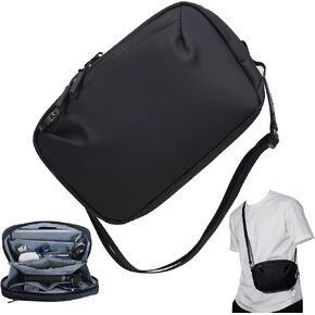 5L Sling Bag Crossbody Chest Shoulder Bag Water-resistant Lightweight Daypack for Travel Daily Commute for Men Women Black in Saudi Arabia