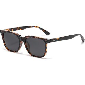 Polarized Square Sunglasses for Women Men Vintage Fashion Classic Square Sun Glasses UV400 Protection Shades in Saudi Arabia