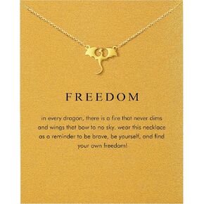 Baydurcan Necklaces for Women Teens 14K Golden Plated Pendant Highland Cow Cat Mahjong Necklace Gifts for Birthday Graduation Friendship Gifts in Saudi Arabia