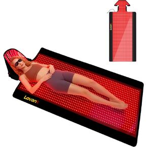 Red Light Therapy Mat for Full Body Pain Relief — 80"x33" Infrared Red Light Blanket with 1,510 (660nm & 850nm) LEDs | Ideal for Body | Recovery | Skin Health in Saudi Arabia