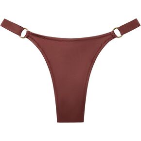Tropic of C Women's Solanas Bikini Bottom – Adjustable Side Strap – Gold Rings - by Candice Swanepoel in Saudi Arabia