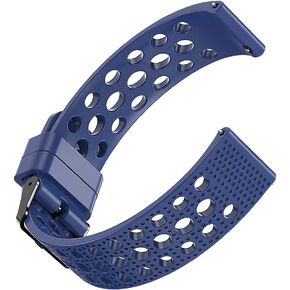 Compatible with Reebok Pulse Smartwatch Bands, Lamshaw Silicone Replacement Wristbands Sport Strap with Metal Buckle Compatible with Reebok Pulse/Icon Smartwatch in Saudi Arabia