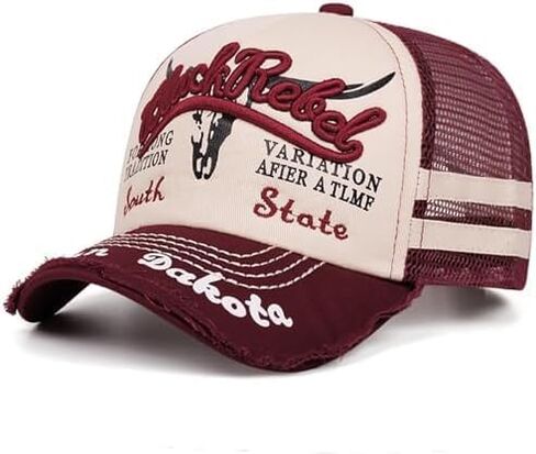 Summer Embroidered Baseball Mesh Cap - Classic Adjustable Mesh Baseball Cap in Kuwait
