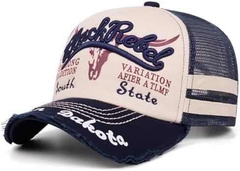 Summer Embroidered Baseball Mesh Cap - Classic Adjustable Mesh Baseball Cap in Kuwait