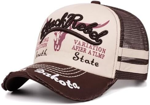 Summer Embroidered Baseball Mesh Cap - Classic Adjustable Mesh Baseball Cap in Kuwait