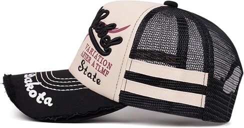 Summer Embroidered Baseball Mesh Cap - Classic Adjustable Mesh Baseball Cap in Kuwait