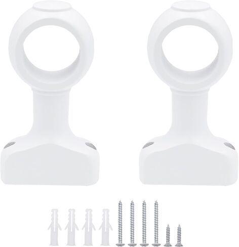 Window Hardware Rod Holders, Wood Curtain Rod Holder Pole with Expansion Tube and Screw in Saudi Arabia