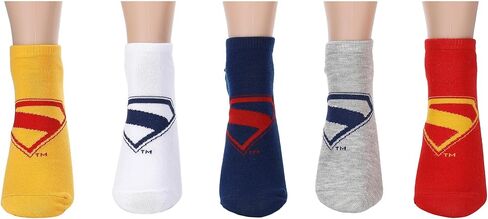 Bioworld Supergirl Movie 2026 Logo Women’s 5-Pair Pack Ankle Socks in Kuwait