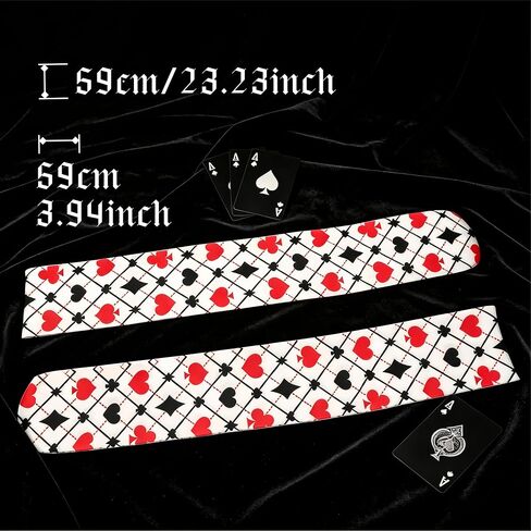 Knee High Socks Alice Playing Card Print Thigh High Sheer Cute Anime Cosplay Stockings, Harajuku Y2K Alt Fashion Leggings for Women Tea Party, Festival Halloween or Daily in Kuwait