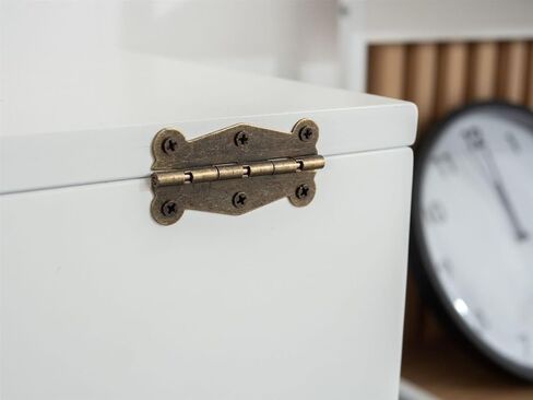 Jewelry Box Wooden Jewelry Organizer Multi-layer Drawer Finishing Box Display Box Necklace Ring Multi-grid Organizer Makeup Organizer Jewelry Organizer, 28.2*21*26.3cm, White in Kuwait