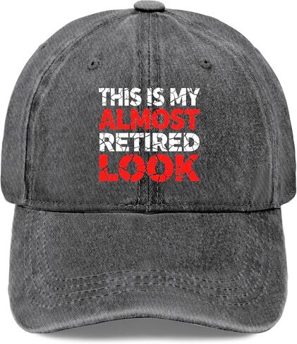 This is My Almost Retired Look Hats for Womens Funny Washed Distressed Baseball in Kuwait