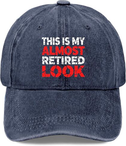 This is My Almost Retired Look Hats for Womens Funny Washed Distressed Baseball in Kuwait
