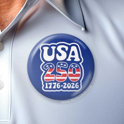 BUTTON DELI Buttons 25pcs, United States of America Semiquincentennial 1776 2026 - Bulk Novelty Pins - Assorted Designs 780 in Saudi Arabia