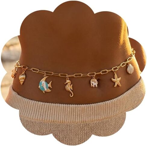 Starfish Waist Chain Belt for Women Mermaids Seashell Belly Chain Gold Summer Bikini Beach Jewelry Accessories in Saudi Arabia