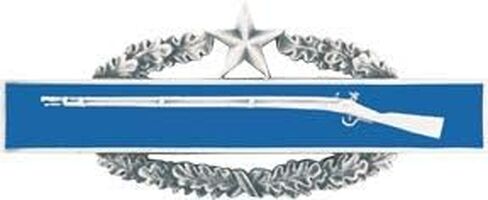 Combat Infantry Badge (CIB) 2nd Award Full Size Sil/Ox in Kuwait
