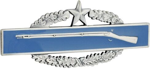 Combat Infantry Badge (CIB) 2nd Award Full Size Sil/Ox in Kuwait