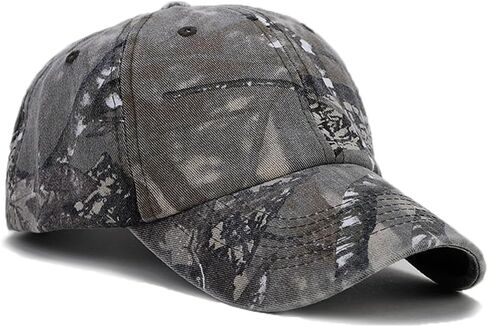 Camo Baseball Cap for Men Women Vintage Distressed Washed Cotton Sun Protection Golf Dad Hat in Saudi Arabia