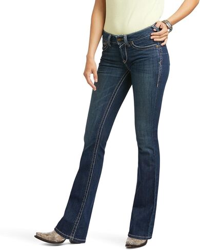 أريات ريال. جينز Corinne Bootcut متوسط ​​الارتفاع باسيفيك 32 R in Kuwait