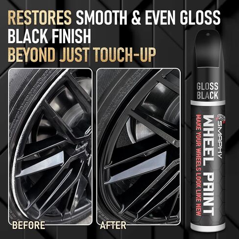 Black Rim Touch Up Paint Pen(Gloss Black) in Kuwait