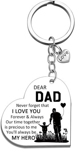 Father Day Gifts Dad Gifts from Daughter Son Best Dad Ever Gift Cool Daddy Keychain for Father from Kids Fathers Day Birthday Gifts Ideas for Fathers in Saudi Arabia