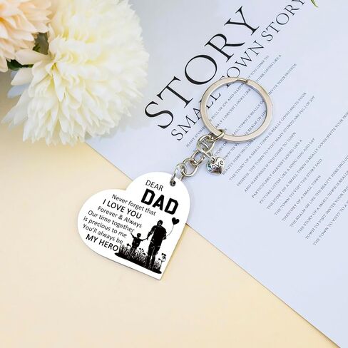 Father Day Gifts Dad Gifts from Daughter Son Best Dad Ever Gift Cool Daddy Keychain for Father from Kids Fathers Day Birthday Gifts Ideas for Fathers in Saudi Arabia