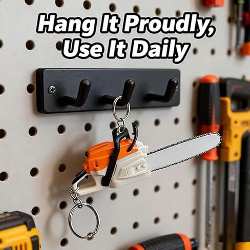 Mini Chainsaw Keychain, Portable Chainsaw Key Ring, Perfect for Arborists, Woodworking Fans, and Collectors in Saudi Arabia