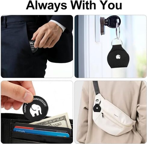 14th Anniversary Keepsake Gifts for Him 14 Years Down Forever To Go Pocket Hug Keychain for Husband Hubby Ivory Gifts for 14th Anniversary Pocket Hug Token Ivory Wedding Souvenir Coin in Saudi Arabia