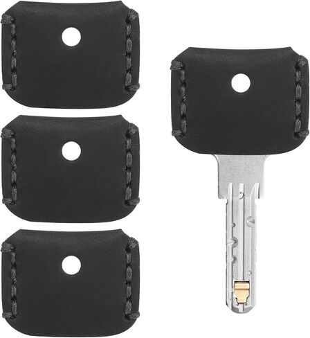 Leather Key Covers Caps - Key Toppers Identifiers Head Sleeves Use for Standard Flat House & Office & Apartment in Saudi Arabia