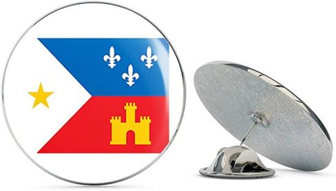 Cajun Flag of Louisiana (car) Metal 0.75" Lapel Hat Pin Tie Tack Pinback in Kuwait