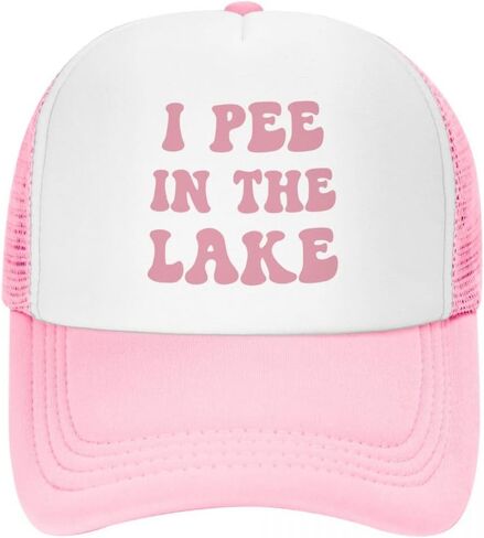 Funny Trucker Hats for Women Girls Adjustable Cute Pink Baseball Cap for Summer Outdoor Travel in Kuwait