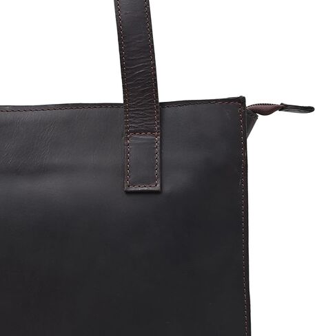 Autentico Genuine Leather Tote Bag for Women Shoulder Hand Bag Shopping Satchel Travel Bag Purse Handbag with Zipper Pocket in Saudi Arabia