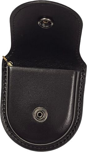 ShoppeWatch Pocket Watch Case with Chain | Pocket Watch Holster for Belt | PU Leather Case Waist | Leather Coin Purse | Small Coin Pouch Black - PWC68BK in Saudi Arabia