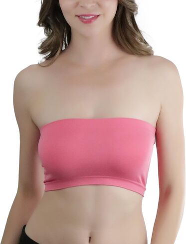 حمالة صدر نسائية من ToBeInStyle بدون حمالات صيفية غير مبطنة بطبقات من Bandeau Bralette in Kuwait