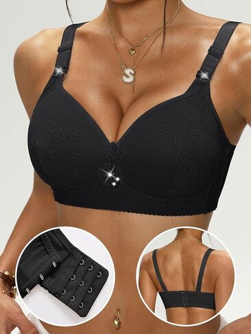 2026 New Bra for Women's Push Up Soft Cup Non Padded Sexy Bras Wirefree Brassiere in Kuwait
